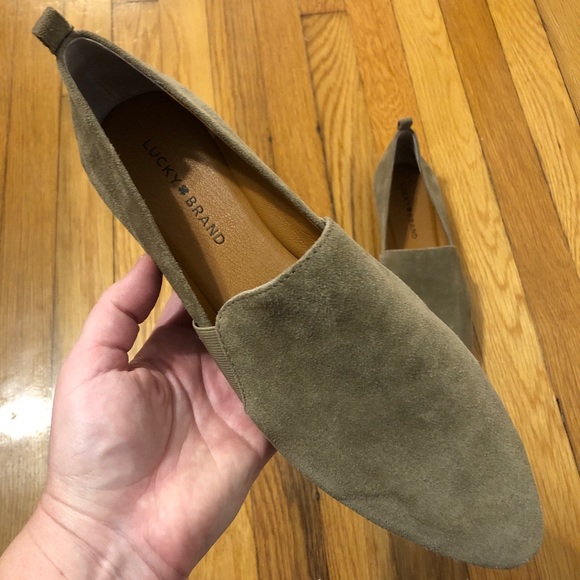 Lucky Brand | Shoes | Lucky Brand Addly Taupe Suede Flats Womens M Lucky Brand | Shoes | Lucky Brand Addly Taupe Suede Flats Womens M